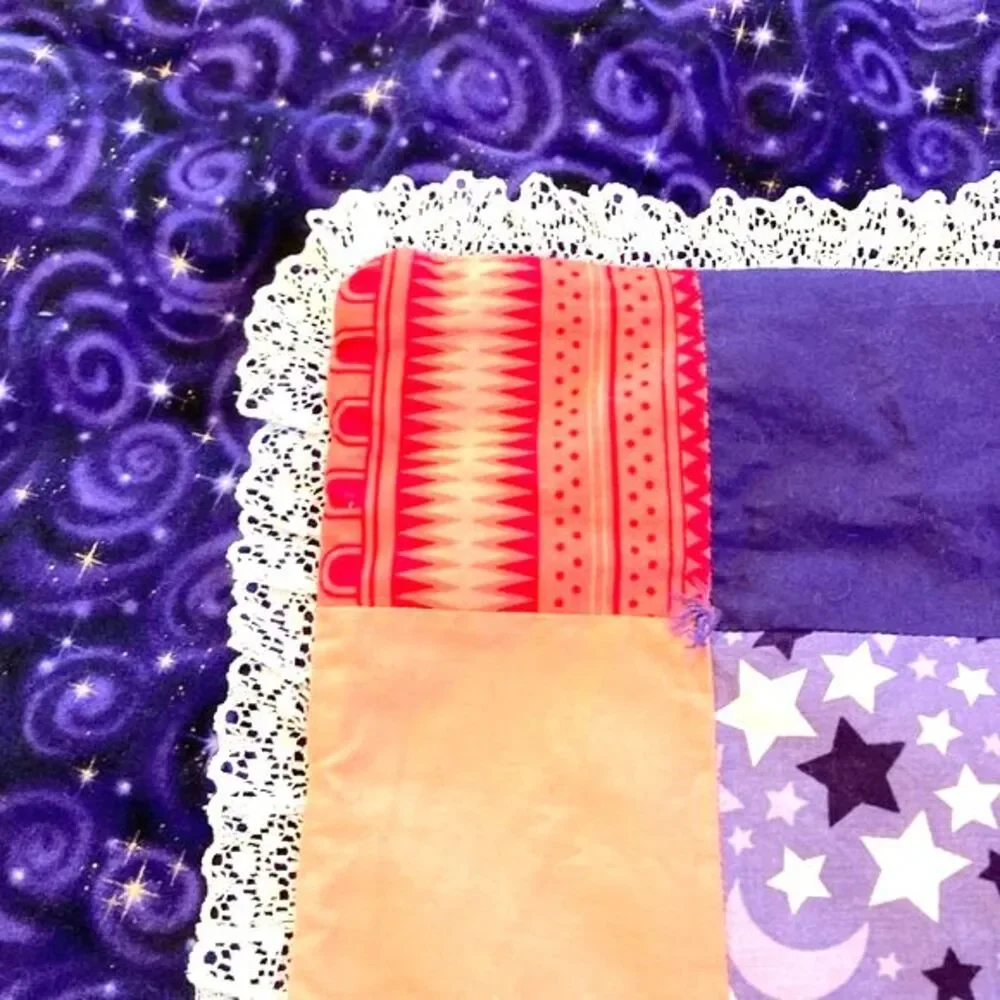 Handmade brightly colored